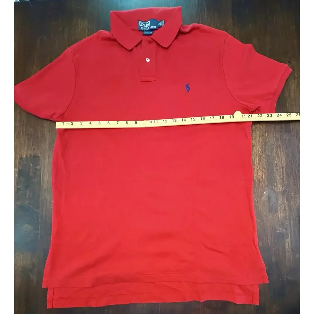 X2- Polo Ralph Polo Lauren Custom Fit SHORT SLEEVE Size Large Perfect shape